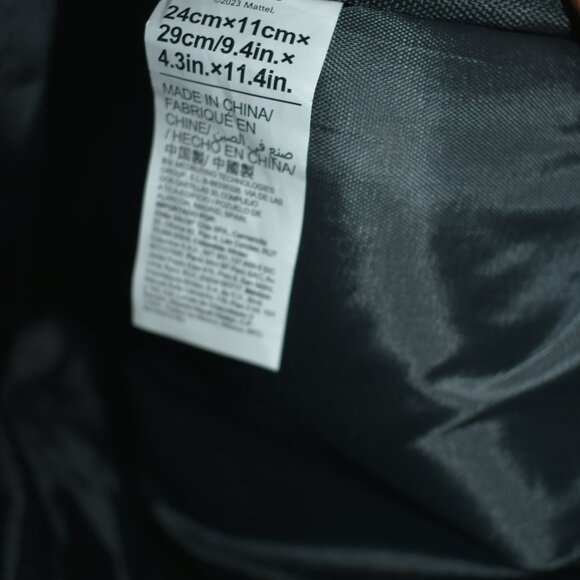 LIMITED EDITION Barbie X Miniso LOGO PRINT Backpack Black Pink Women's Bag - Picture 12 of 16